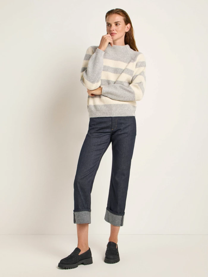 Lanius Streifenpullover (GOTS) Flash Sale