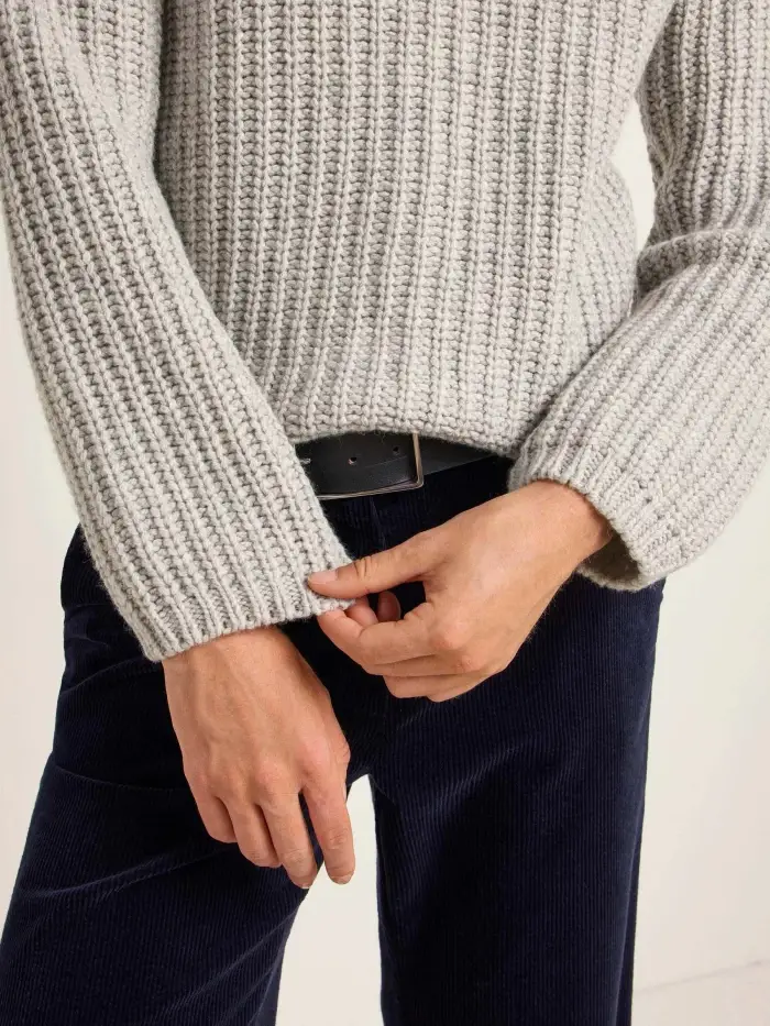 Lanius Pullover mit V-Ausschnitt (GOTS) Begrenztes Angebot