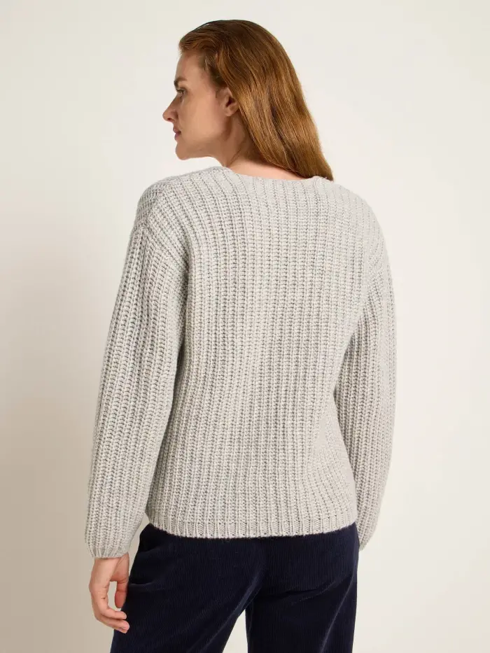 Lanius Pullover mit V-Ausschnitt (GOTS) Begrenztes Angebot