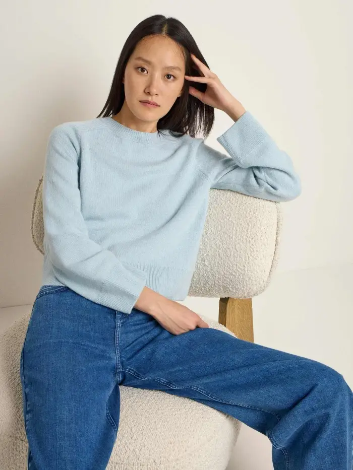 Lanius Cropped Pullover (GOTS) Neueste Mode