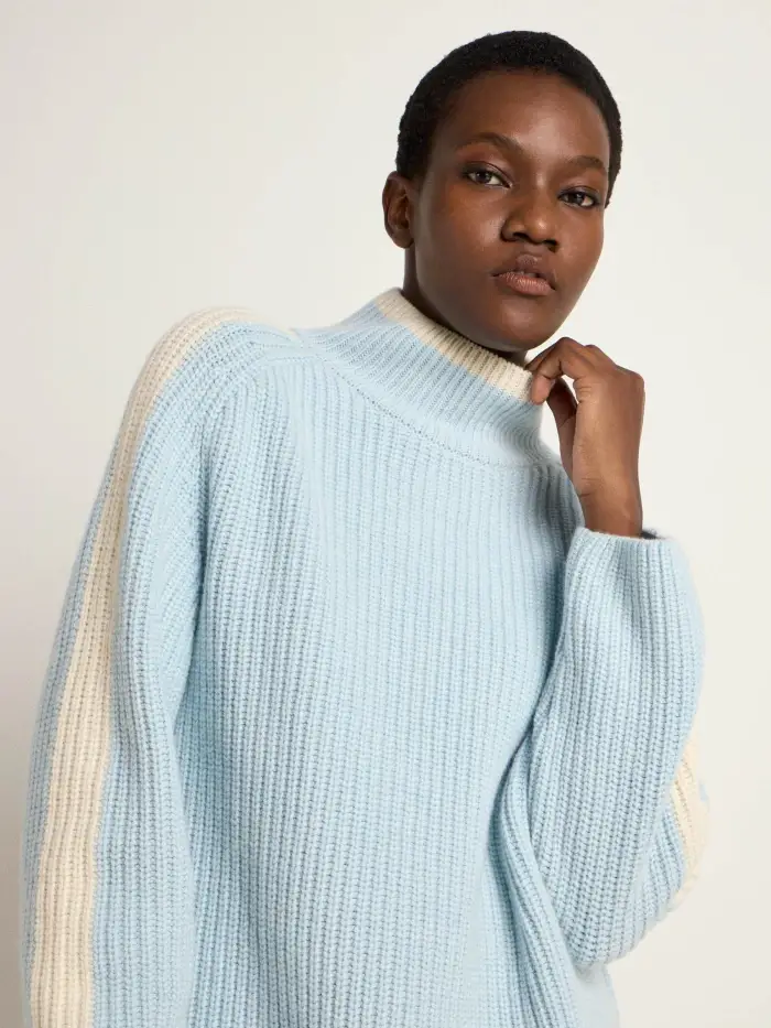 Lanius Pullover in Rippoptik (GOTS) Online Outlet