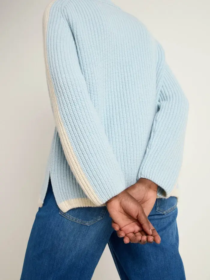 Lanius Pullover in Rippoptik (GOTS) Online Outlet