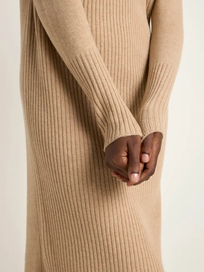 Lanius Rippen-Strickkleid Räumungsverkauf