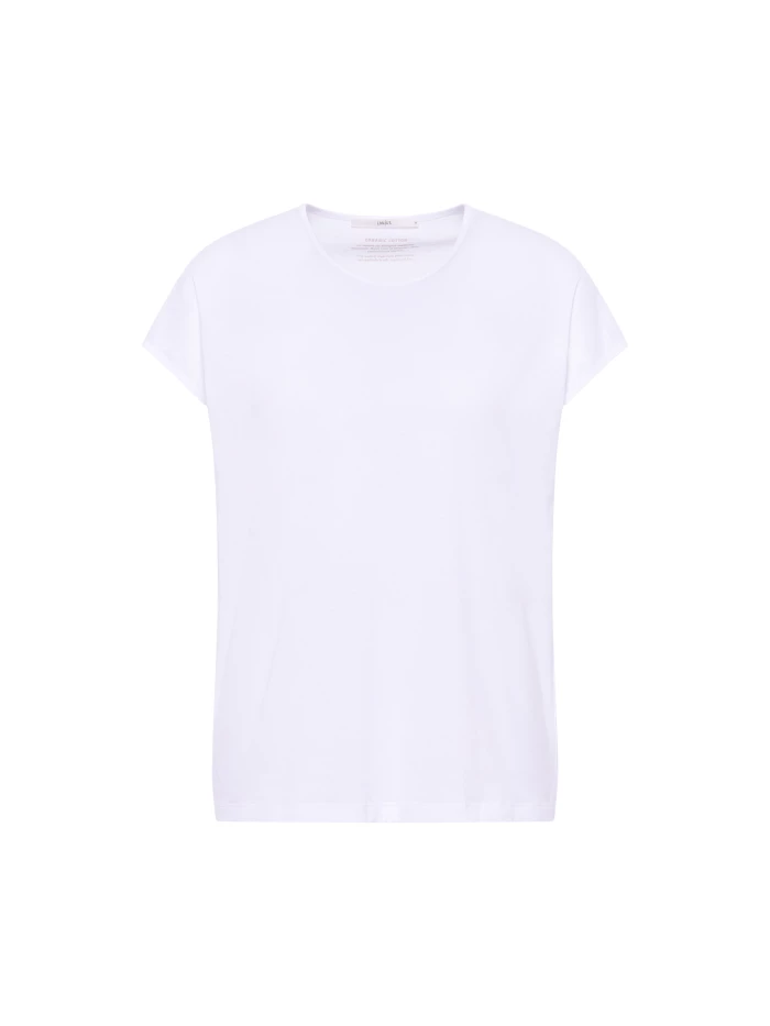 Lanius Shirt mit überschnittener Schulter (GOTS) Tiefpreis