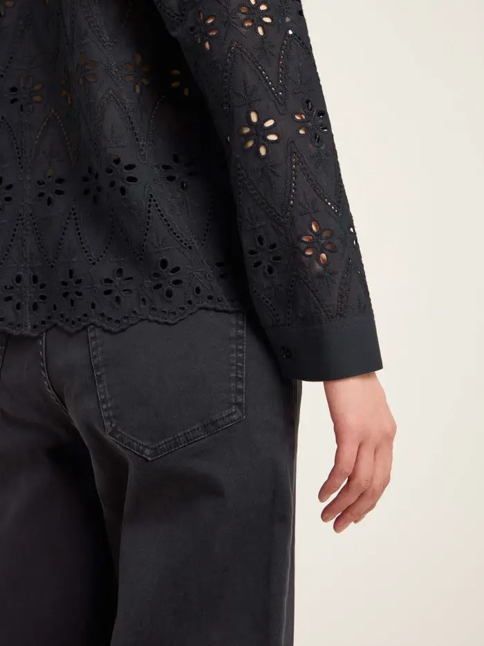 Lanius Spitzen-Hemdbluse Bis zu 55% Rabatt