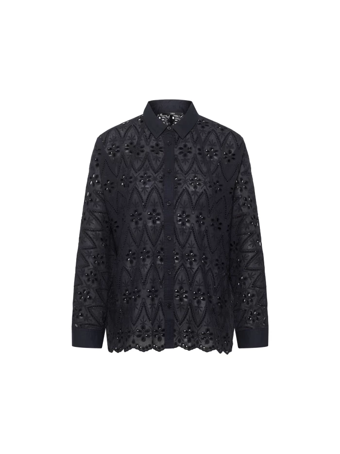 Lanius Spitzen-Hemdbluse Bis zu 55% Rabatt