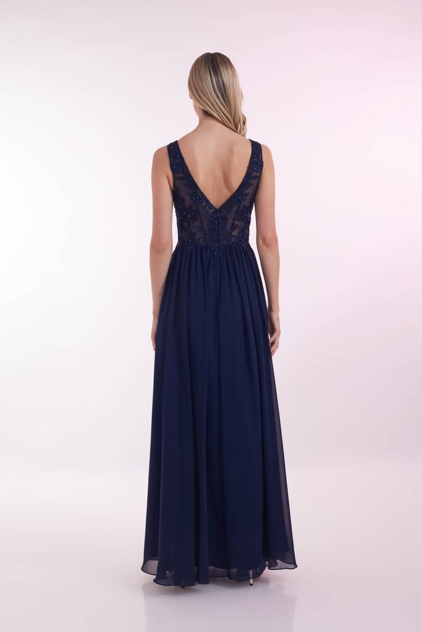 Laona BLOSSOM DRESS Besticktes Maxikleid aus Chiffon Sonderangebote