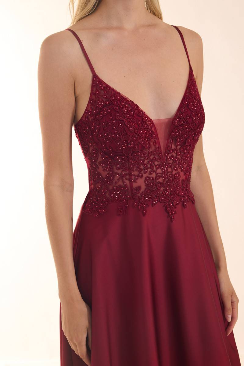 Laona STOLE YOUR HEART DRESS Maxikleid aus Satin Discount Store für neue Produkte