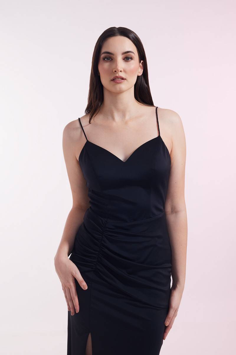 Laona MODERN MUSE DRESS Figurbetontes Maxikleid mit Schleppe aus Jersey zollfrei