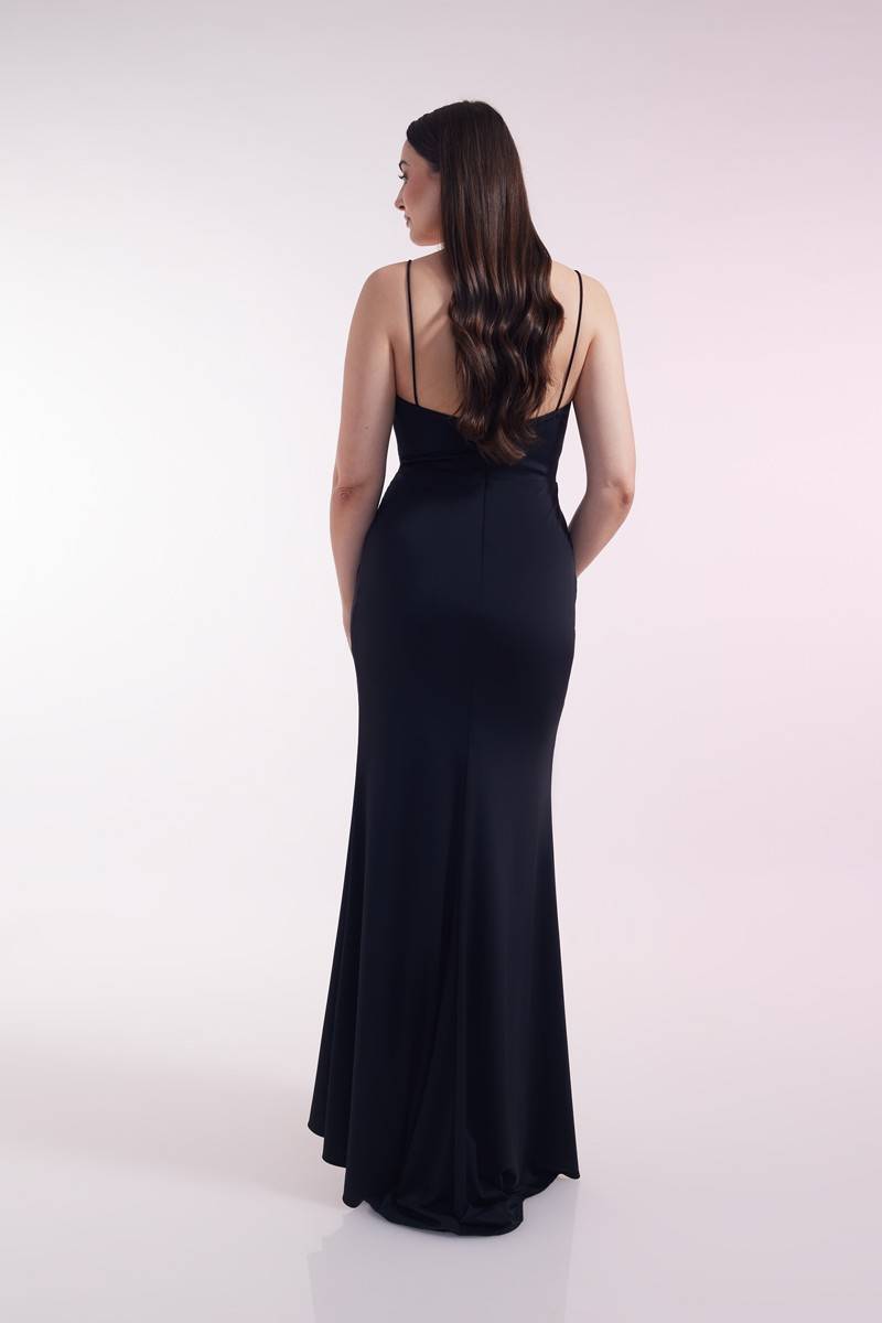 Laona MODERN MUSE DRESS Figurbetontes Maxikleid mit Schleppe aus Jersey zollfrei