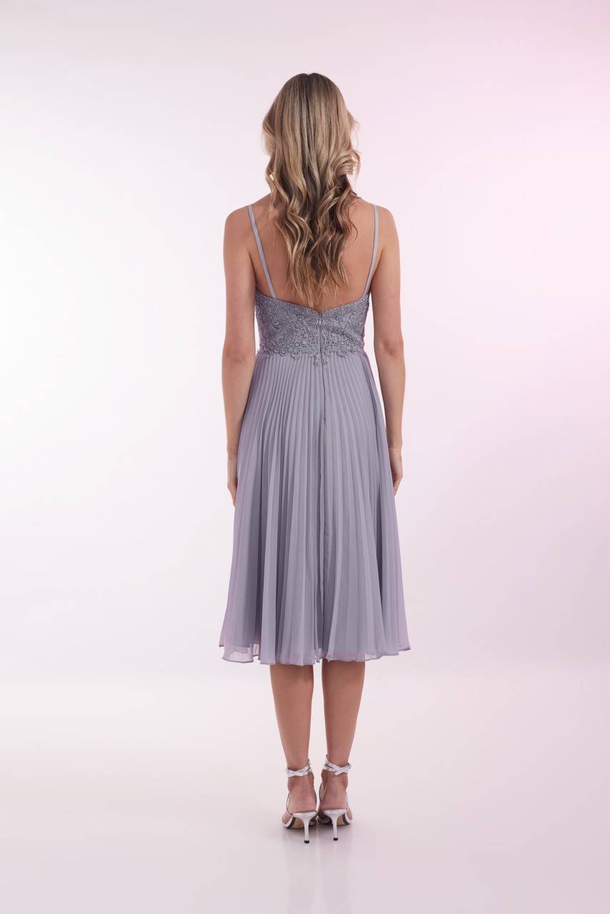 Laona DANCING TILL SUNRISE DRESS Besticktes Midikleid mit Plisseerock Günstiger Verkauf