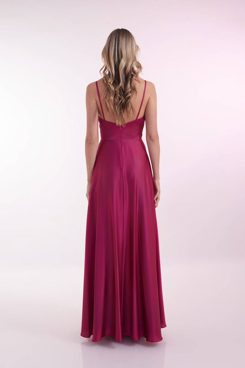 Laona SIMPLE LOVE DRESS Drapiertes Maxikleidmit V-Aussschnittt Limitierter Zeitrabatt