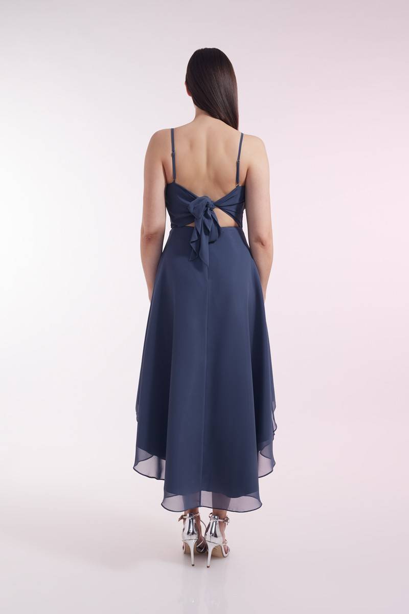 Laona SWEET BOW DRESS Vokuhila-Kleid mit Schleife aus Chiffon Saisonschlussverkauf