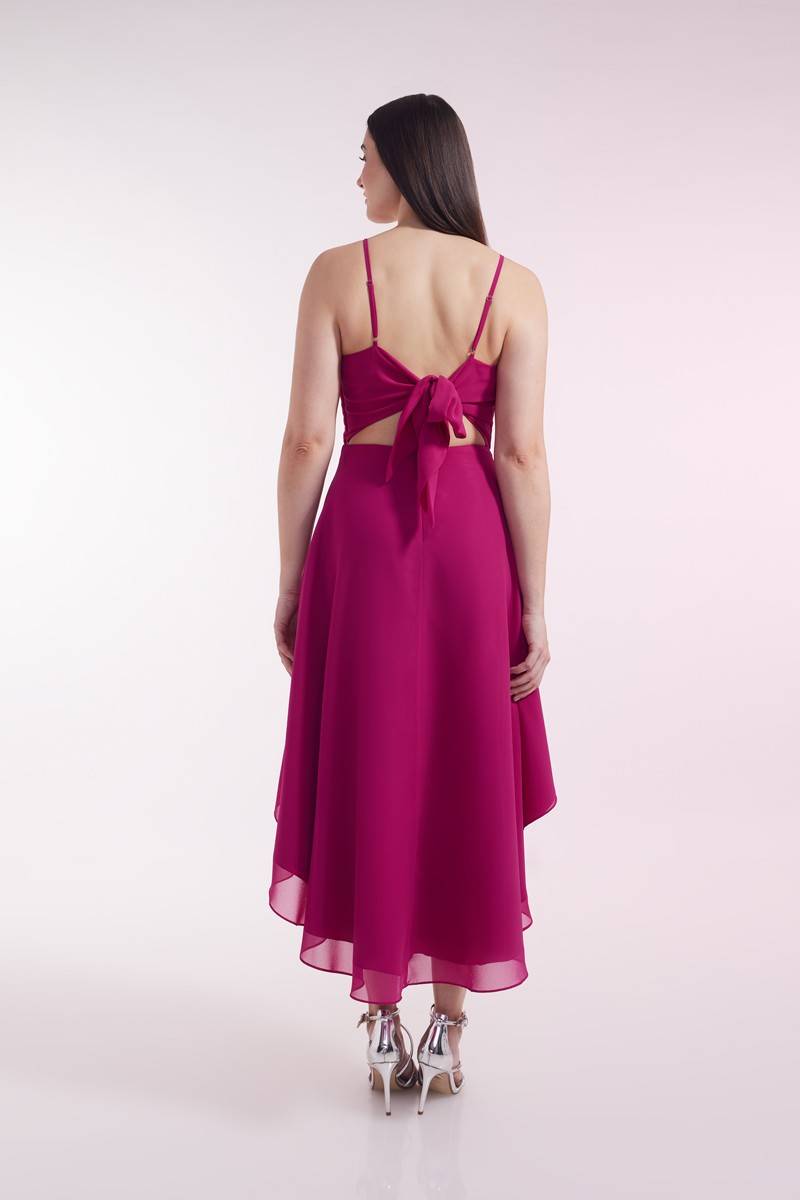Laona SWEET BOW DRESS Vokuhila-Kleid mit Schleife aus Chiffon Black Friday