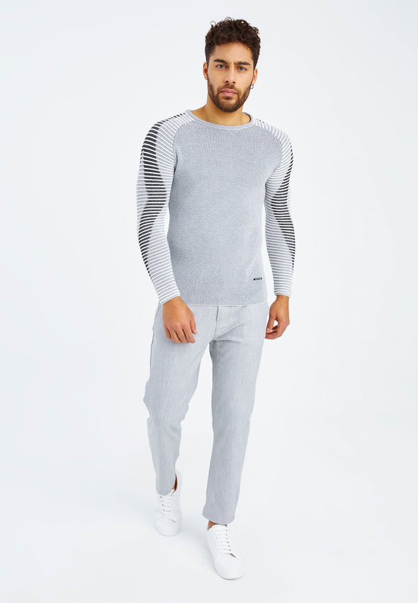 Leif Nelson Strickpullover Feinstrick Rundhals Heißer Verkauf