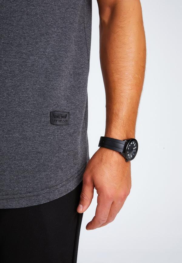 Leif Nelson Rundhals-Shirt Online Outlet