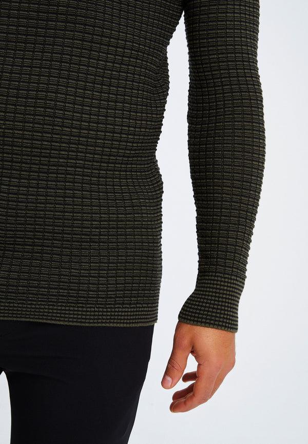 Leif Nelson Strickpullover Feinstrick Rundhals Sonderangebote