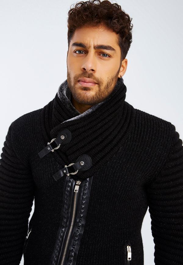 Leif Nelson Strickjacke mit Schalkragen Riesige Ersparnisse