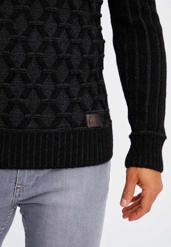 Leif Nelson Strickpullover Grobstrick mit Schalkragen VIP-Rabatte