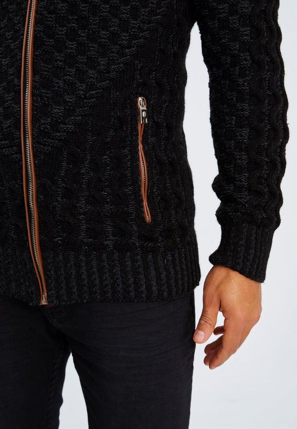 Leif Nelson Strickjacke mit Schalkragen Letzte 2 Tage