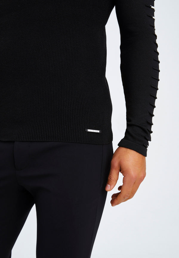 Leif Nelson Strickpullover Feinstrick Rundhals Sonderangebot der Fabrik