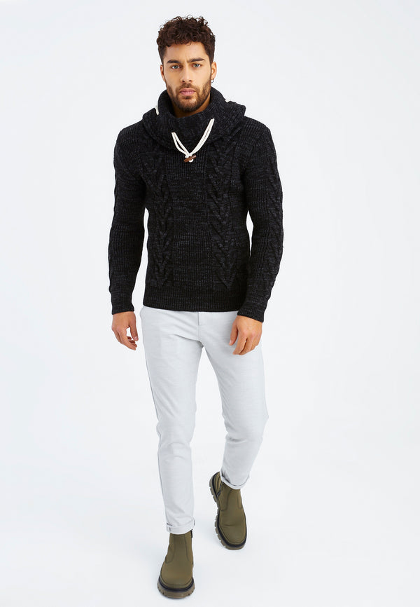 Leif Nelson Grobstrick Rollkragenpullover Bis zu 55% Rabatt