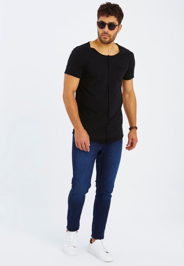 Leif Nelson Rundhals-Shirt Super Rabatt
