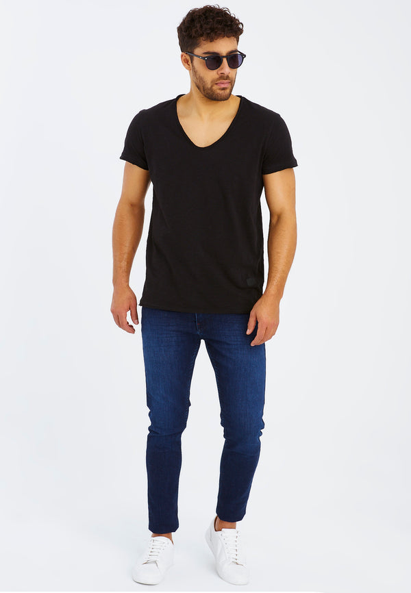 Leif Nelson T-Shirt V-Ausschnitt Rabatte dieses Monats