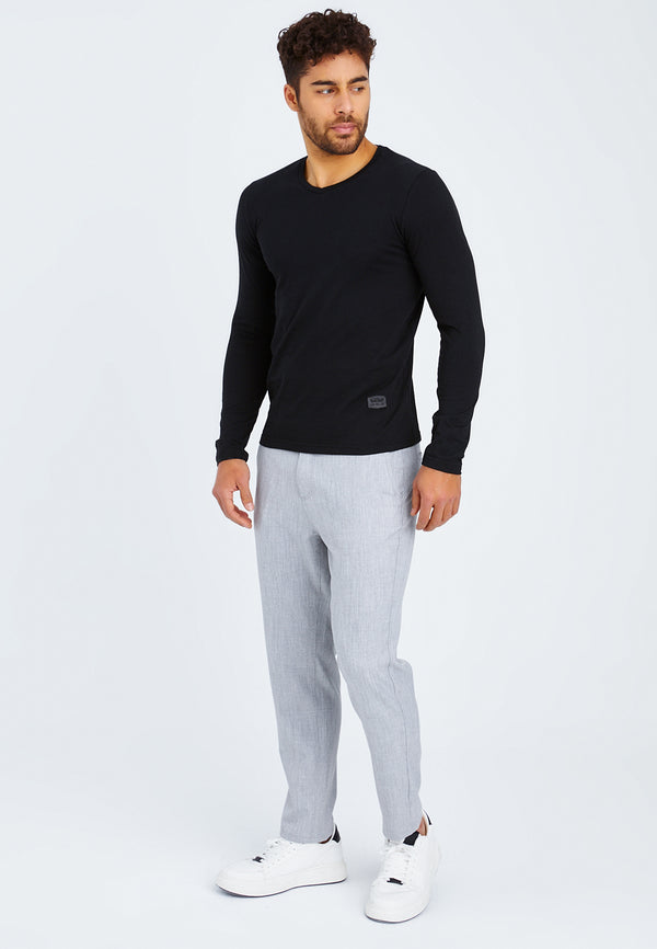 Leif Nelson Longsleeve V-Ausschnitt Günstig kaufen