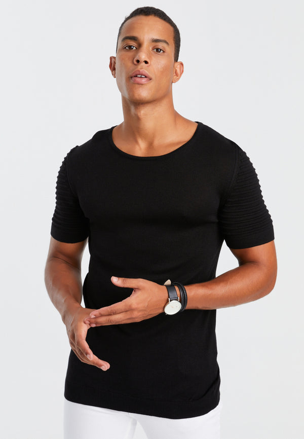 Leif Nelson Rundhals-Shirt Feinstrick Versandkostenfrei