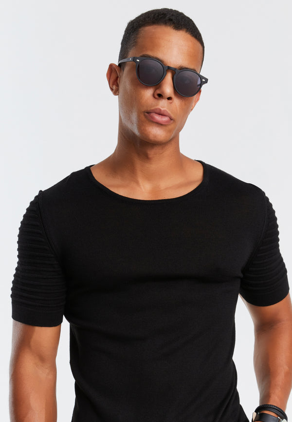 Leif Nelson Rundhals-Shirt Feinstrick Versandkostenfrei