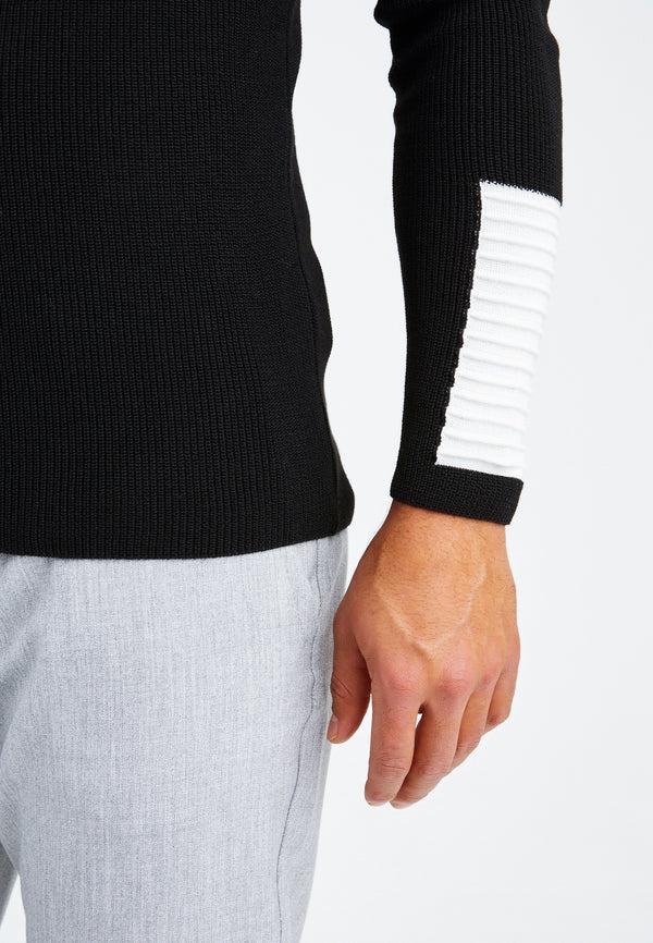 Leif Nelson Strickpullover Feinstrick Rundhals Neueste Mode
