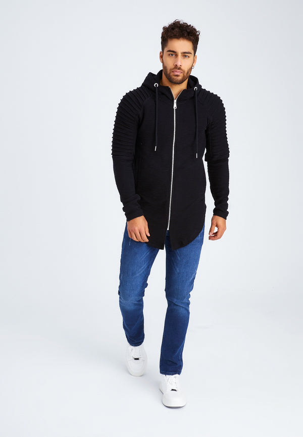 Leif Nelson Sweatjacke mit Kapuze Große Rabatte