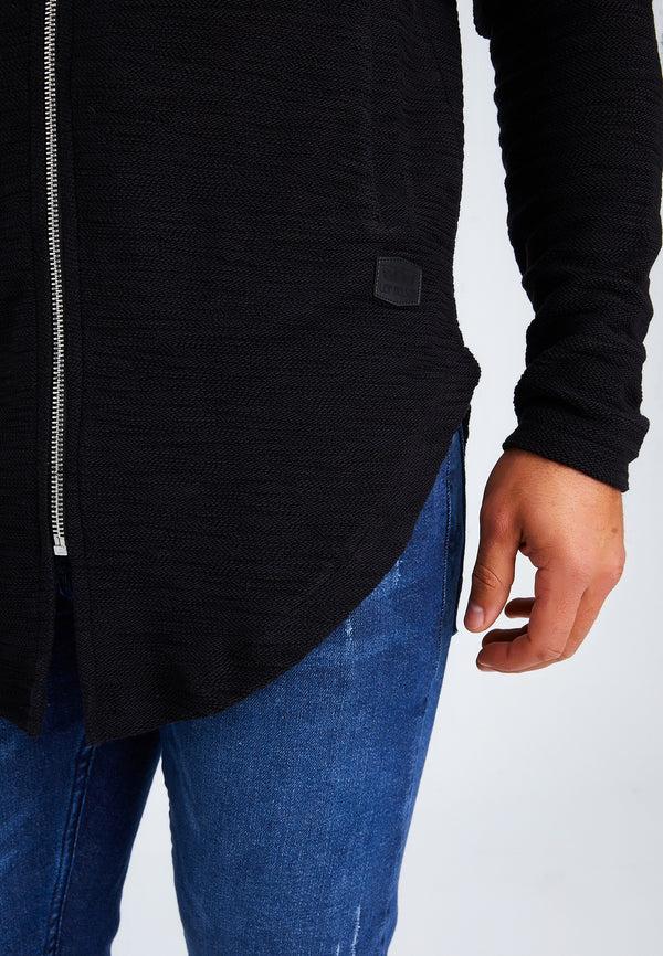 Leif Nelson Sweatjacke mit Kapuze Große Rabatte