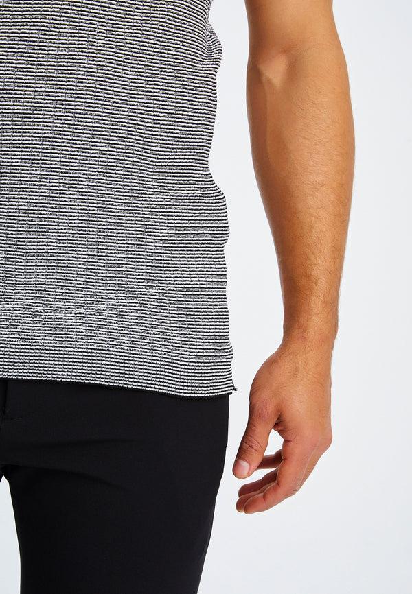 Leif Nelson Rundhals-Shirt Feinstrick Saisonale Angebote