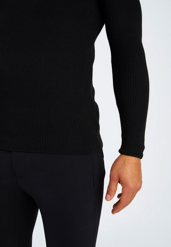 Leif Nelson Strickpullover Feinstrick Rundhals Kostenlose Rückgabe
