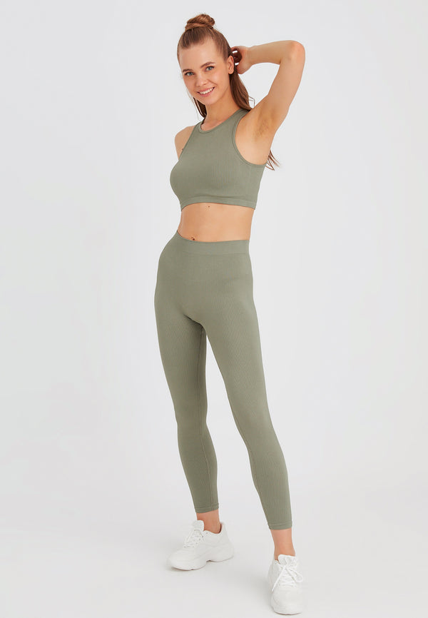 Leif Nelson Seamless Crop Top kurzarm Kostenloser Versand international