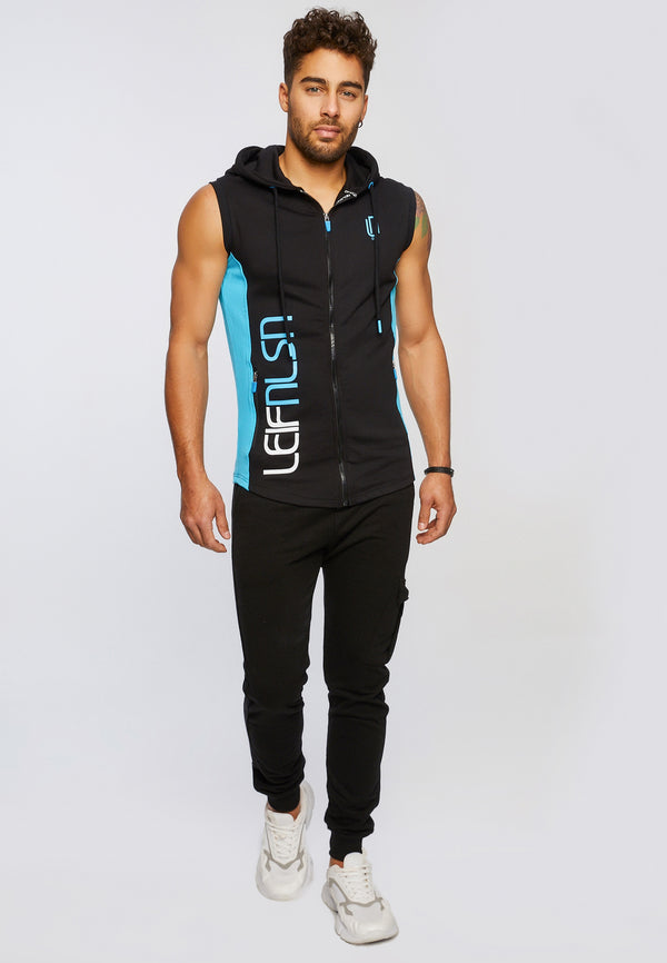 Leif Nelson Gym-Sweatjacke Kapuze Ärmellos Fabrik Onlineshop