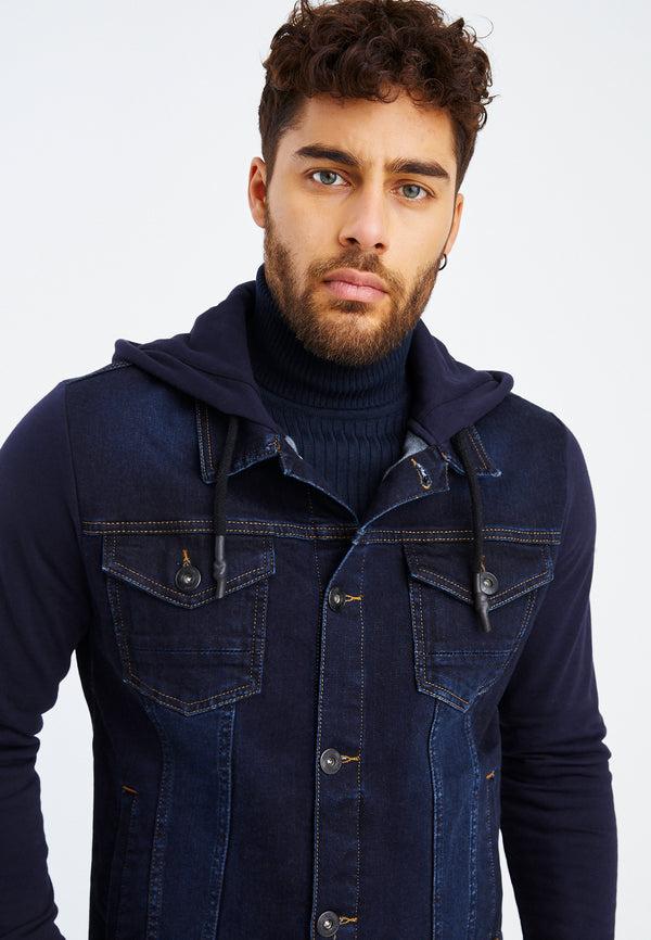 Leif Nelson Jeansjacke Kapuze Blitzangebot