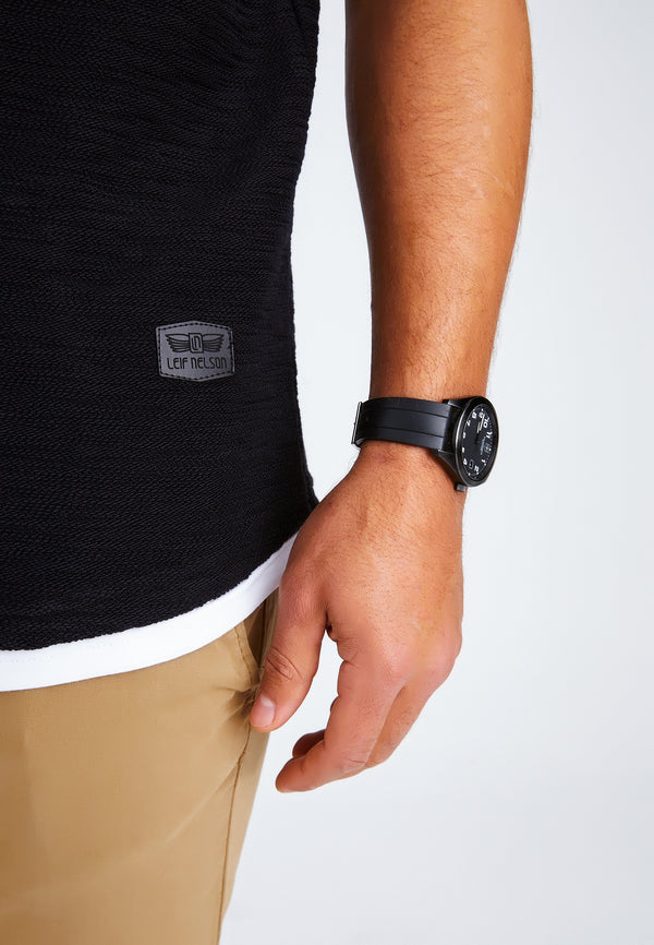 Leif Nelson Rundhals-Shirt Online