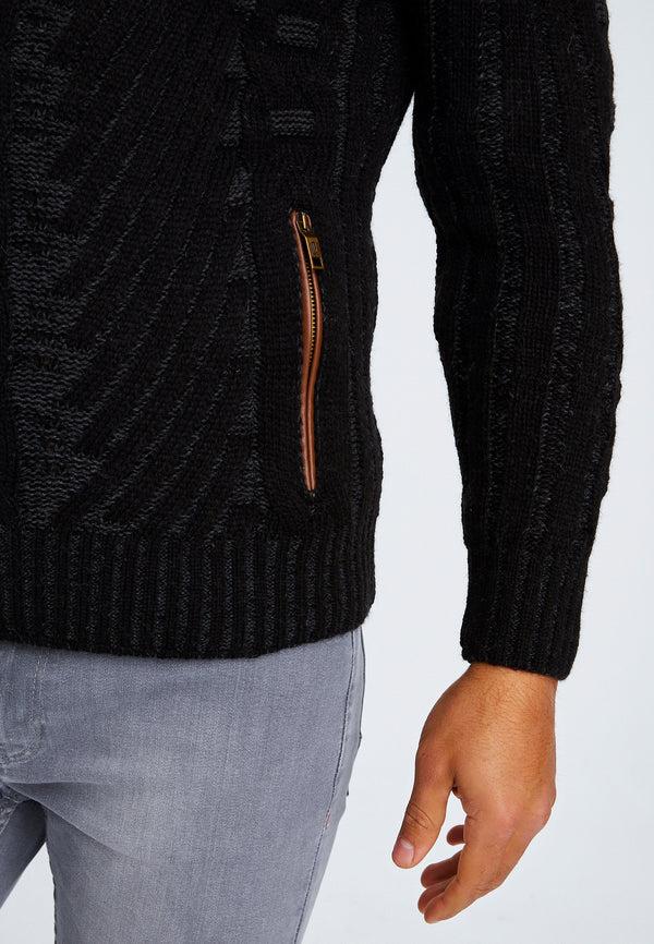 Leif Nelson Strickjacke mit Kapuze Kostenloser Versand