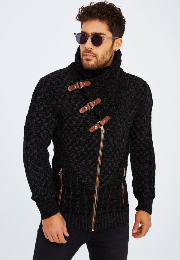 Leif Nelson Strickjacke mit Schalkragen Günstig kaufen