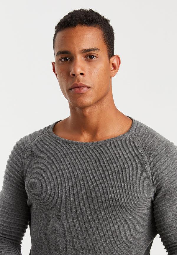 Leif Nelson Strickpullover Feinstrick Rundhals Vatertagsangebot