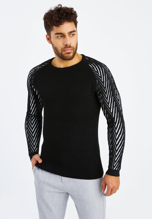 Leif Nelson Strickpullover Grobstrick Rundhals Räumungsverkauf