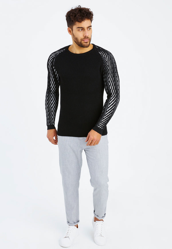 Leif Nelson Strickpullover Grobstrick Rundhals Räumungsverkauf