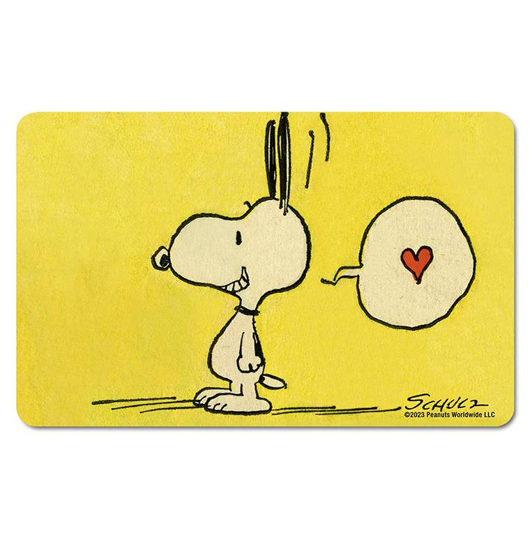 Logoshirt Peanuts - Snoopy & Woodstock - 4er Set - Frühstücksbrettchen Blitzangebot