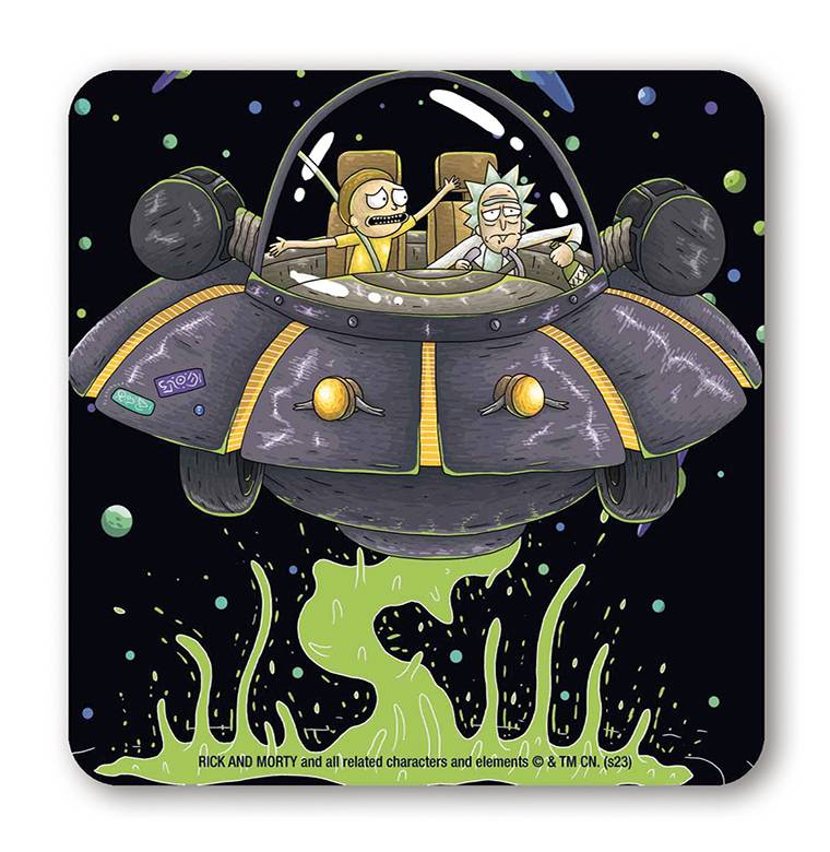 Logoshirt Rick & Morty - 6er Set - Untersetzer Bestseller
