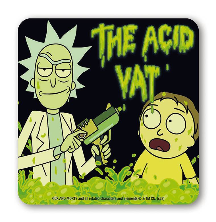 Logoshirt Rick & Morty - 6er Set - Untersetzer Bestseller
