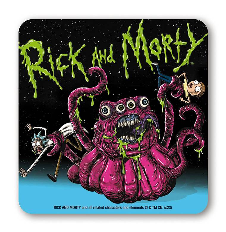 Logoshirt Rick & Morty - 6er Set - Untersetzer Bestseller