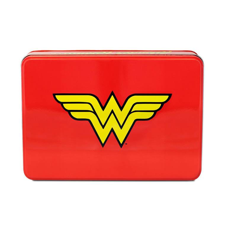 Logoshirt Wonder Woman - Logo - DC Comics - Blechdose mit abnehmbarem Deckel Begrenzte Freigabe